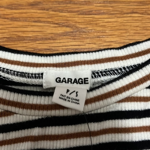 NWT Striped Garage baby tee Size Small - Picture 2 of 4